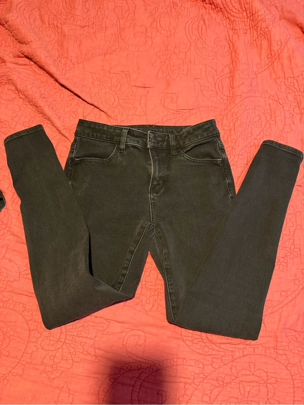 American Eagle Outfitters Women's Black Skinny Jeans - Picture 2 of 5